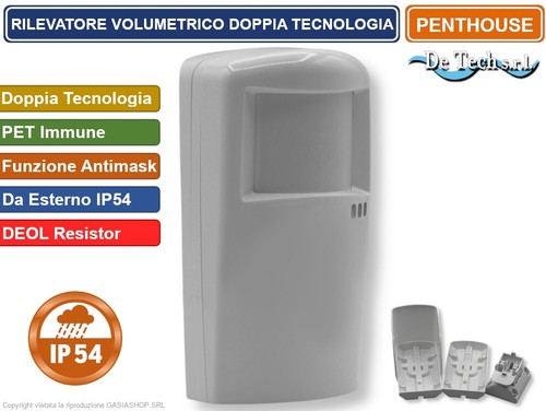 Sensore rilevatore volumetrico - sensore,