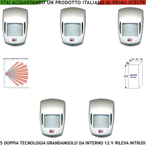 Sensore volumetrico antifurto - sensore,